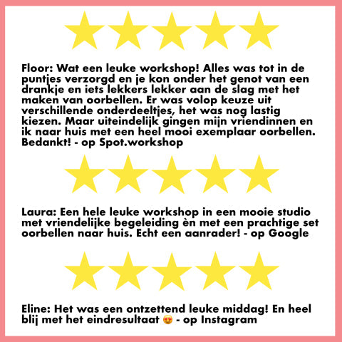 Workshop Modulaire Sieraden - Atelier in Utrecht - 28/11/26 om 14:30