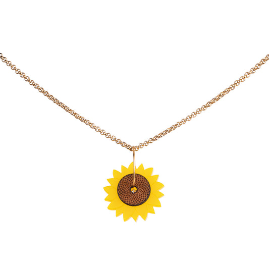 Zonnebloem ketting - Nieuw!